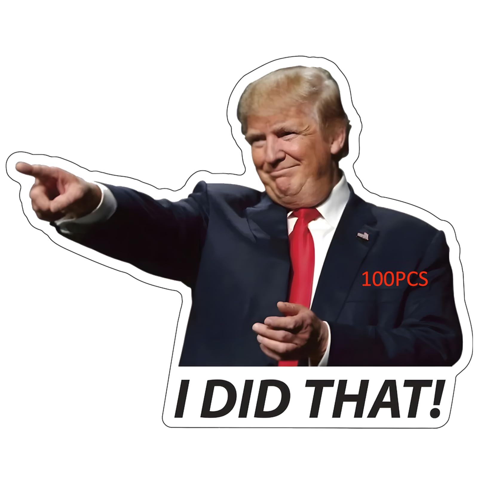 100 Trump I Did that Stickers Gas Pump Stickers Decal, Anti Trump Stickers, Fuck