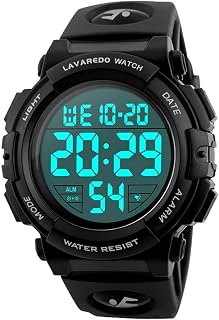 Kids Watch,Boys Watch for 3-15 Year Old Boys,Digital Sport Outdoor Multifunctional Chronograph LED 50 M Waterproof Alarm Calendar Analog Watch for Children with Silicone Band,Kids Gift