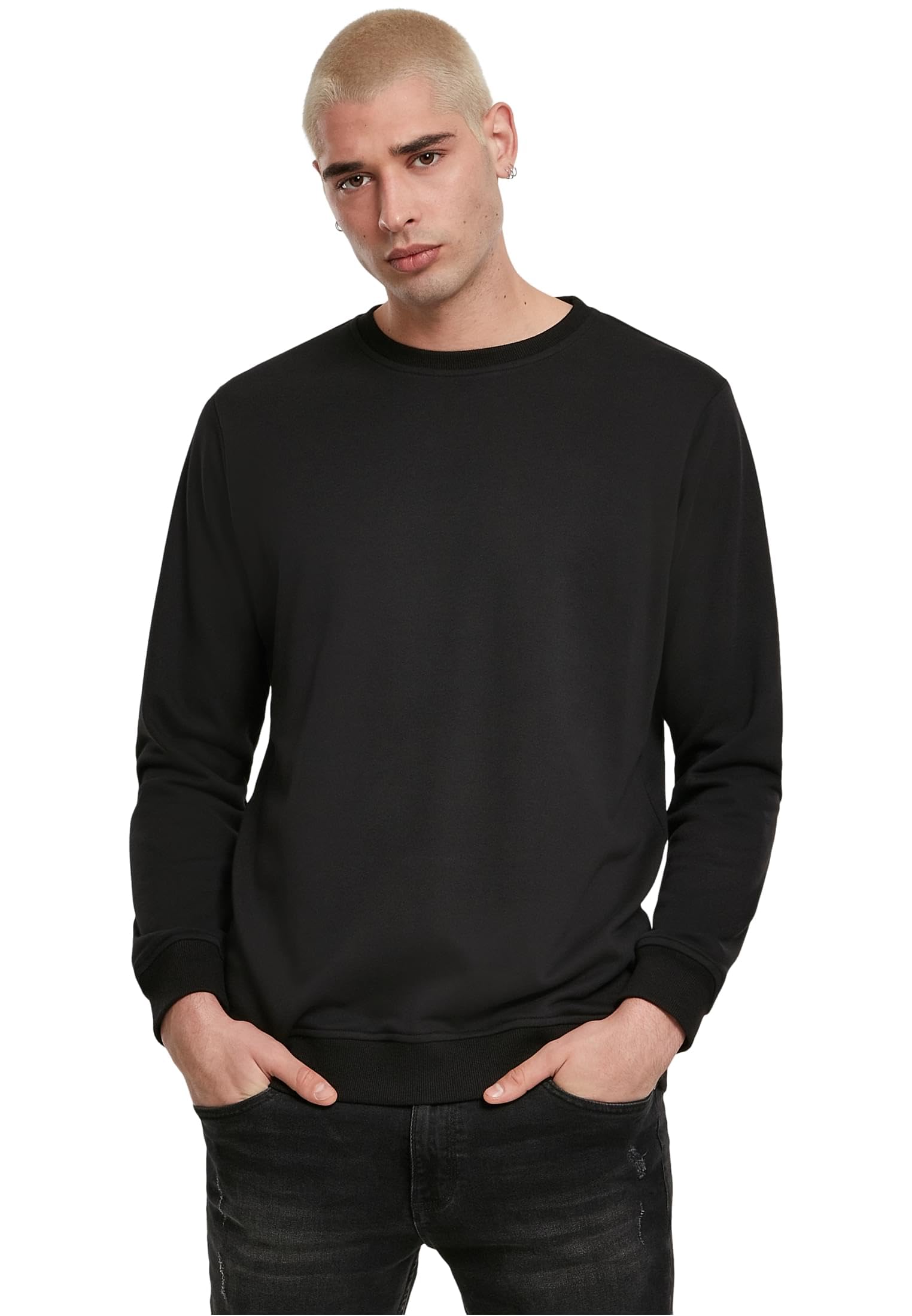 Urban Classics Men's Tb2391-basic Terry Crew Sweatshirt