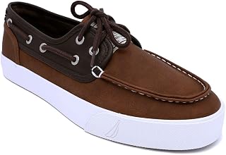 Nautica Men's Low-Top Fashion Sneakers - Lace-Up Trainers for Stylish Basketball Style and Comfortable Walking Shoes