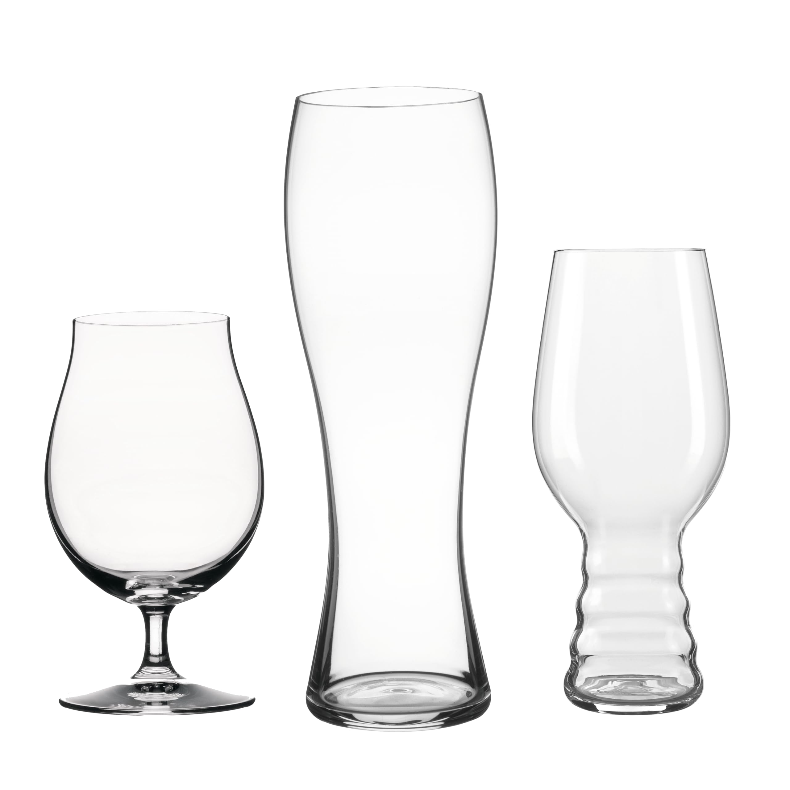 Spiegelau Craft Beer Tasting Kit Set of 3 for IPAs, Belgian Ales & Wheat Beers, 