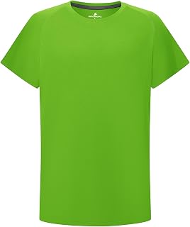 DEVOROPA Youth Boys Rash Guard Swim Shirt Short Sleeve UPF 50+ Sun Shirts Lightweight Quick Dry Kids Surf Swimsuit