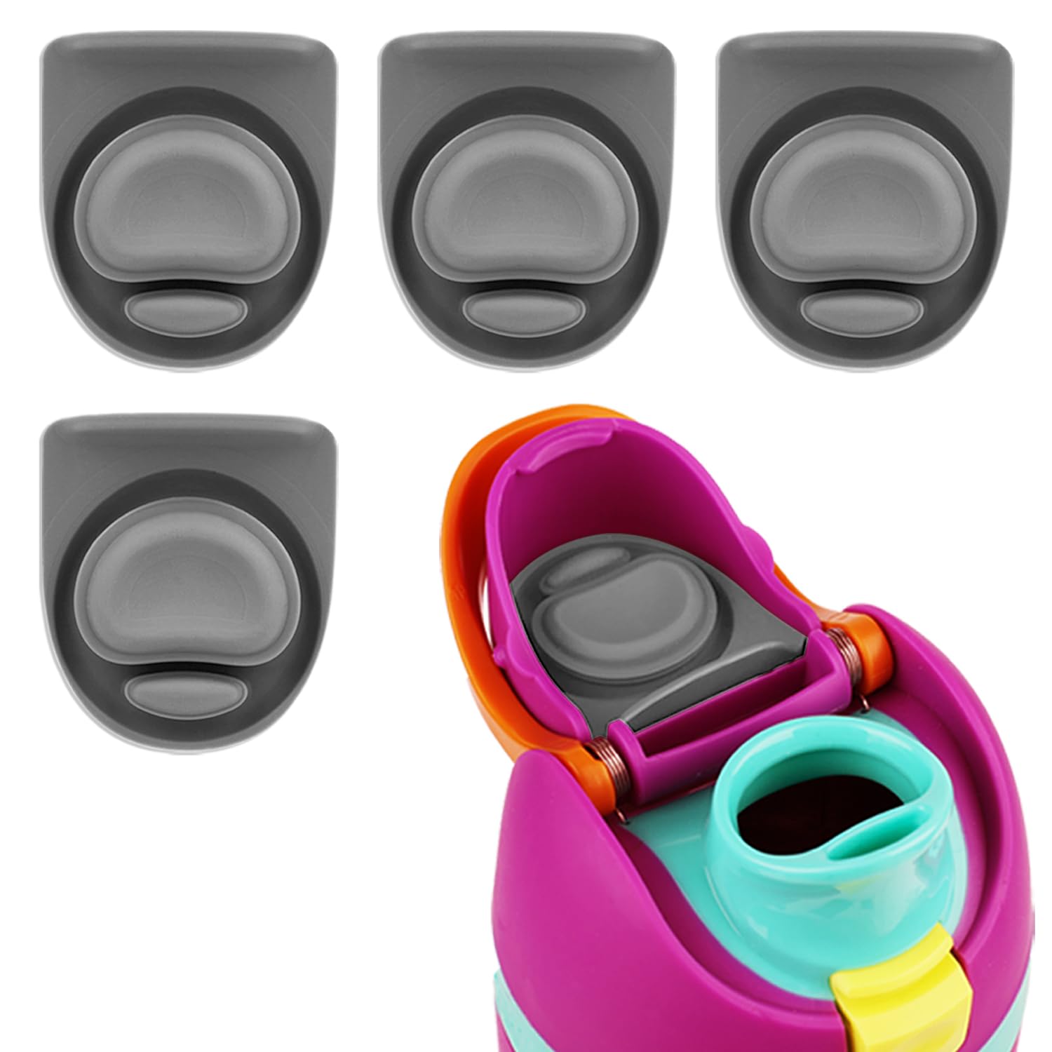 4pcs Replacement Lid Seal Gasket Stopper for Owala FreeSip 24oz 32oz | Water Bot