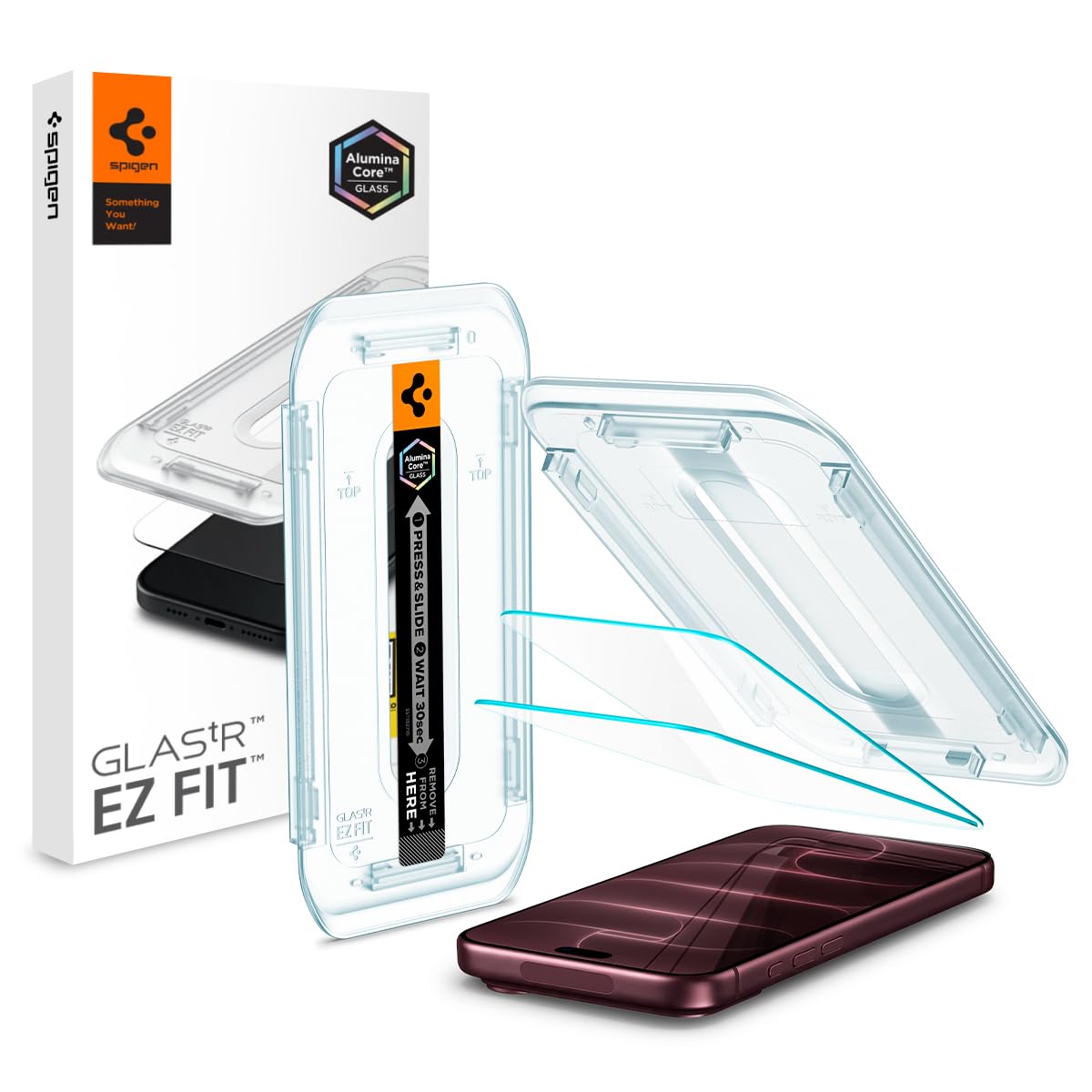 Spigen EZ Fit [2 Pack] Screen Protector for iPhone 18 Pro Max/ 17 Pro Max | 16 P