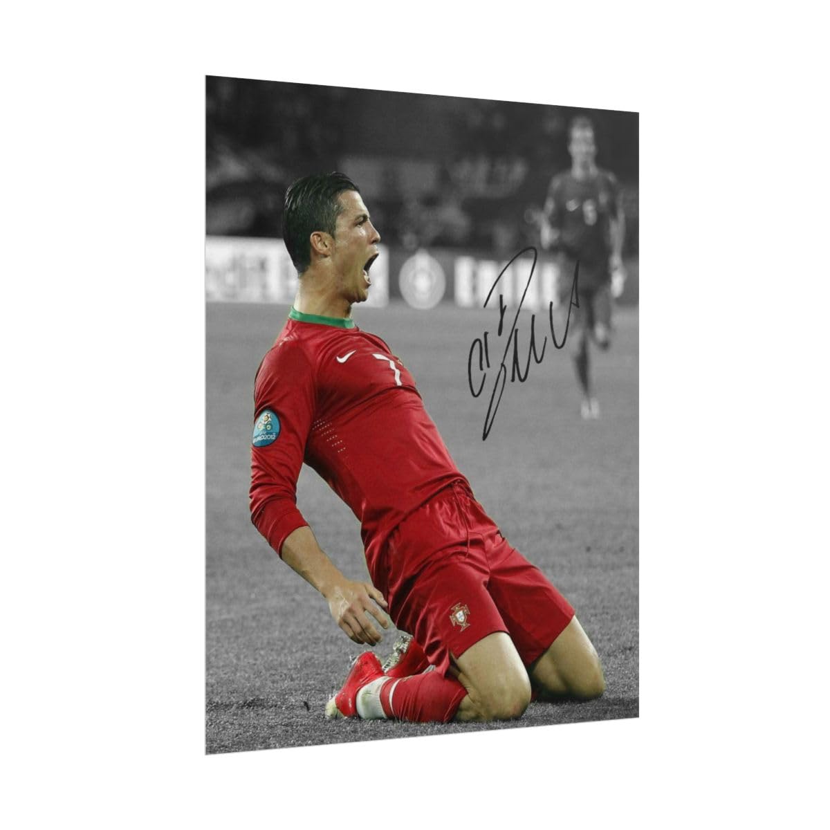 Cristiano Ronaldo Signed Photo Autograph Print Wall Art Home Decor