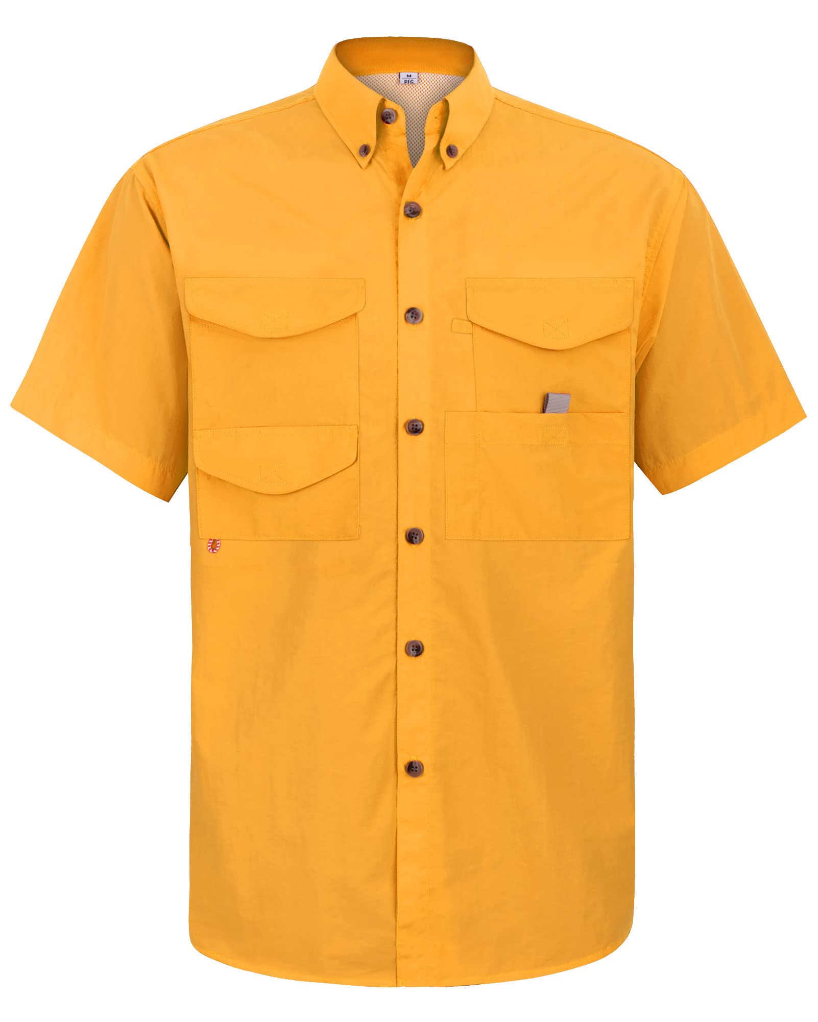 Alimens & Gentle Fishing Shirt Short Sleeve Breathable Fabric Casual Sun Protect