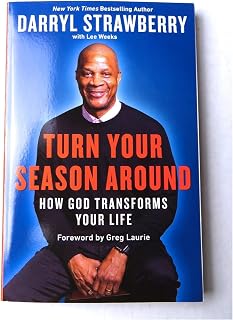 Darryl Strawberry Signed Autographed Book Turn Your Season Around PSA
