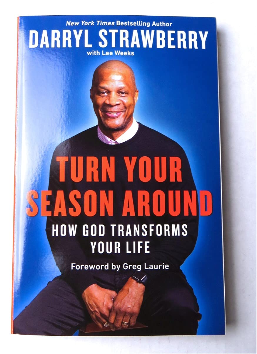 Darryl Strawberry Signed Autographed Book Turn Your Season Around PSA