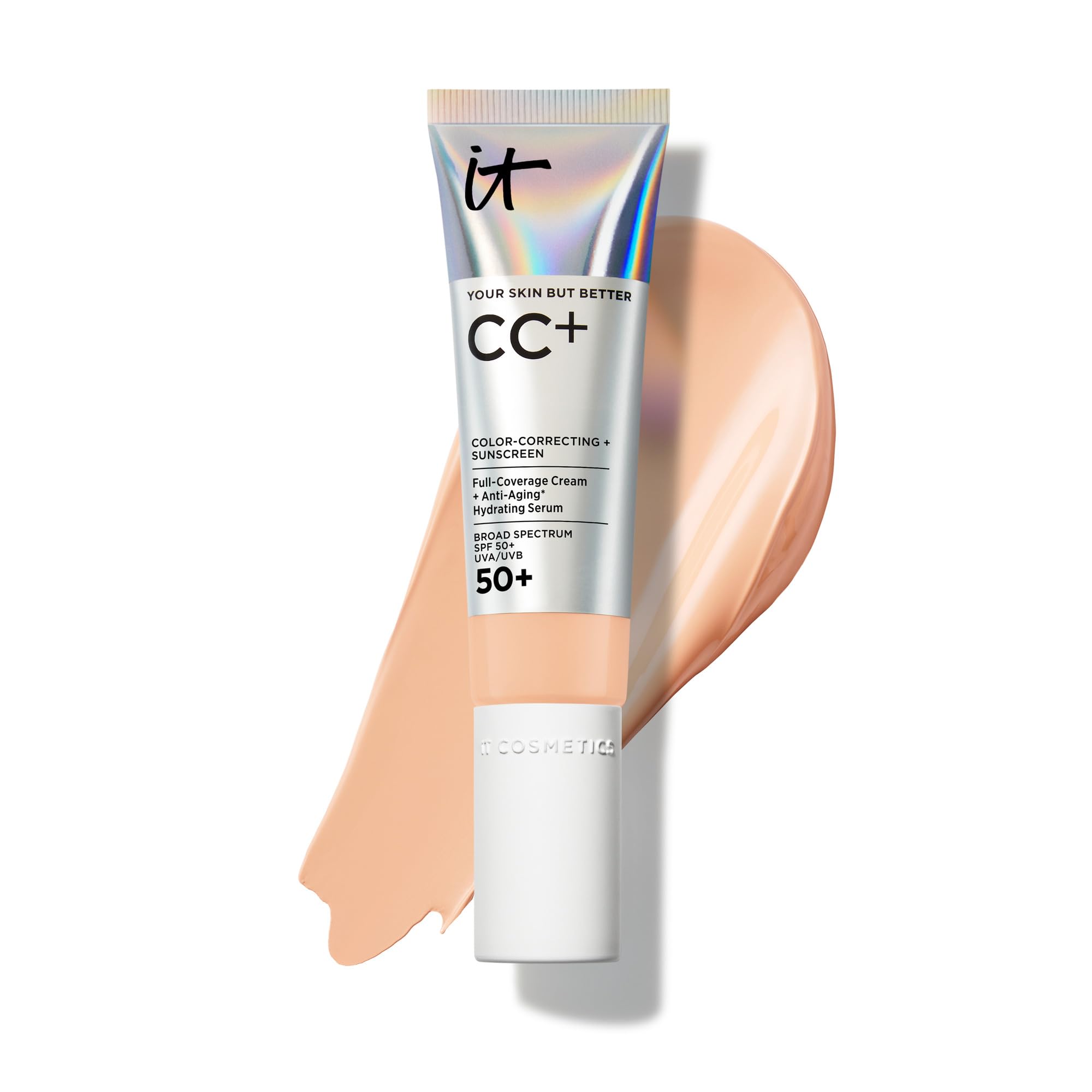 IT Cosmetics CC+ Cream with SPF 50+ Full Coverage Foundation Natural Finish | Co