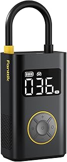 Fanttik X9 Pro Portable Tire Inflator for Compact Car, 1Min Fast Inflate | Digital Tire Pressure Gauge, Storage Design, Auto Stop, Powerful Battery, for Compact Car, Electric Bikes, Motorcycle, Ball