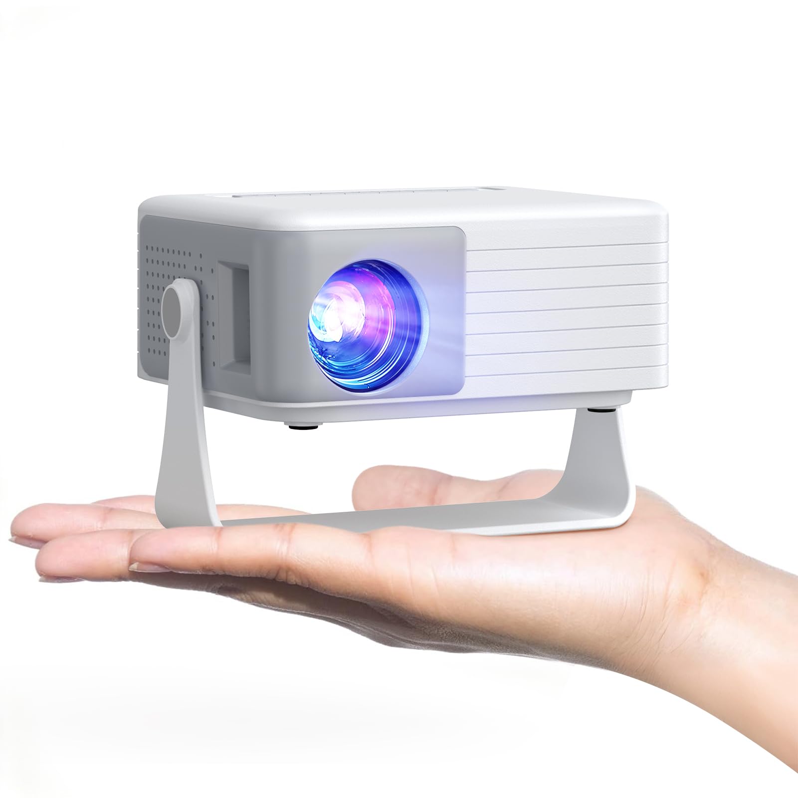 Mini Projector with WiFi and Bluetooth, AKIYO 2026 Upgraded Projector 1080P | Su