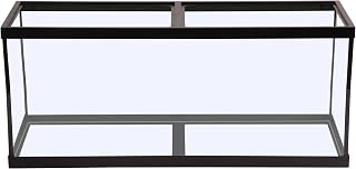 Tetra 55 Gallon Glass Aquarium, Rectangular Fish Tank | 48"W x 13"D x 20"H, Tank Only - Hood, Filter, Heater, Lighting, Décor & Accessories Sold Separately
