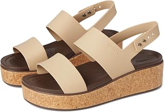 Crocs Brooklyn Cork Low Wedge Women's Sandals