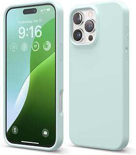 elago Liquid Silicone Case for iPhone 16 Pro Max Mint