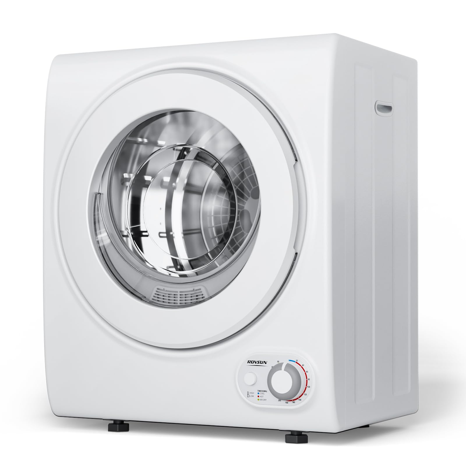 ROVSUN 110V Portable Clothes Dryer, High End Laundry Front Load Tumble Dryer Mac