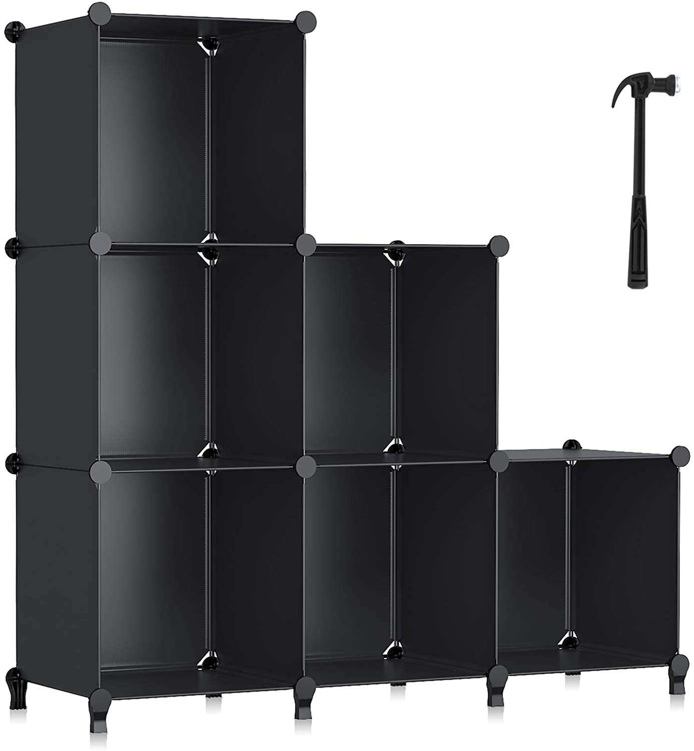 6 Cube Closet Organizers, Cube Storage Shelf Bookshelf, 11.8x11.8x11.8 inch | Cu