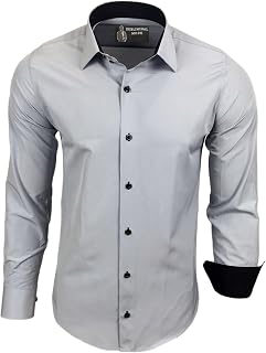 Subliminal Mode Men's Long Sleeve Shirt | Regular Fit | Comfortable and Easy to Care | Ideal for Office and Casual Outing