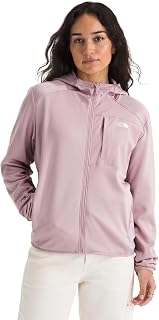THE NORTH FACE Women's TNF Performance Fleece Full Zip Hoodie | Lightweight Hooded Top, Elastic Binding & Zip Pockets