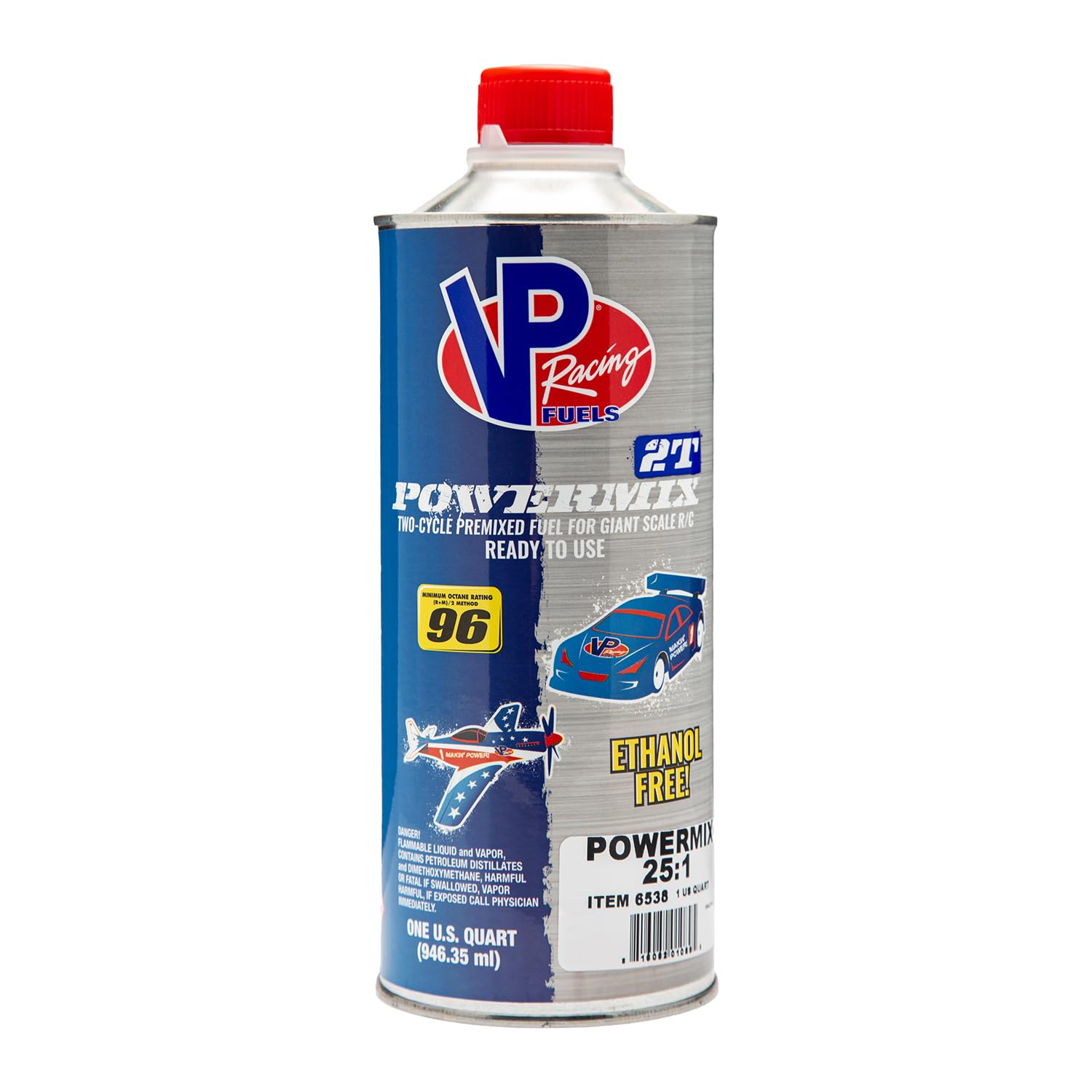 VP Racing 6538 R/C Car Powermix 25:1 Fuel Mix (2 Quarts)