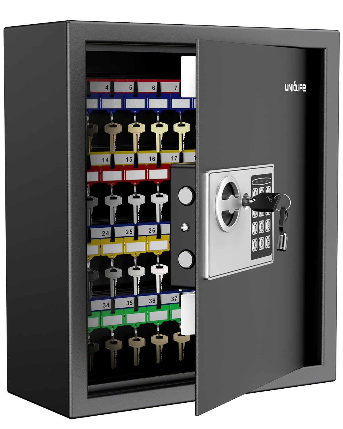 Uniclife 70 Position Key Cabinet with Combination & Key Lock Wall Mounted Securi
