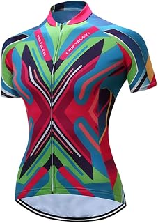 Ladies Cycling Jersey Short Sleeve 3 Pockets Reflective S-3XL