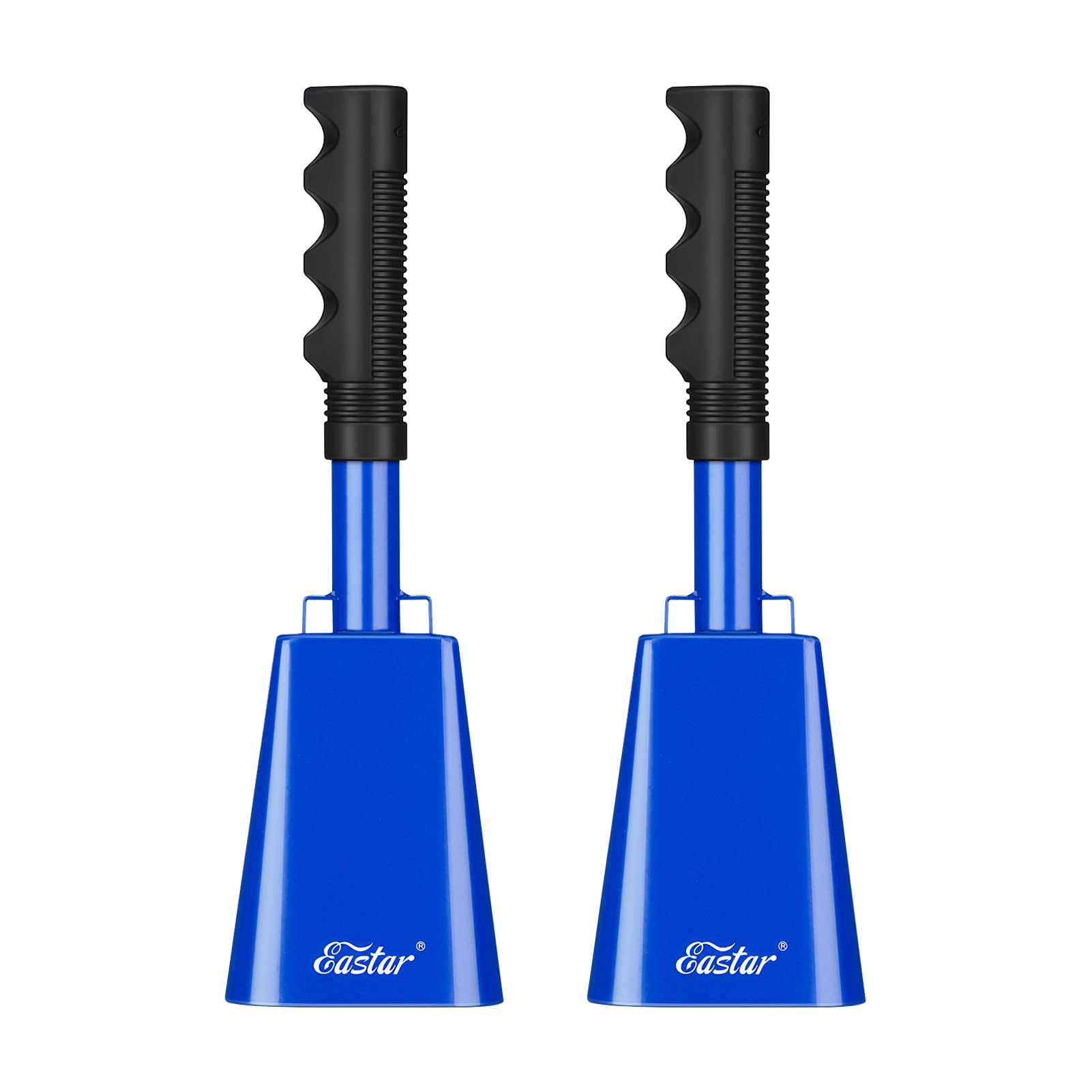 Eastar Cow Bell with Handle, Large Cowbells for Sporting Events, 2 Pack 10 Inch 