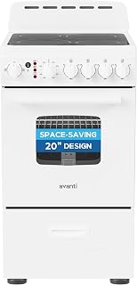 Avanti 20-Inch Freestanding Electric Range with Ceramic Glass Cooktop, in White (CERU200P0W)