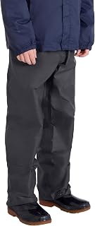 Mountain Warehouse Pakka Kids Waterproof Over Trousers | Lightweight & Breathable Rain Pants with Taped Seams for Boys & Girls, Easy to pack with Packaway Bag, For School, Walking