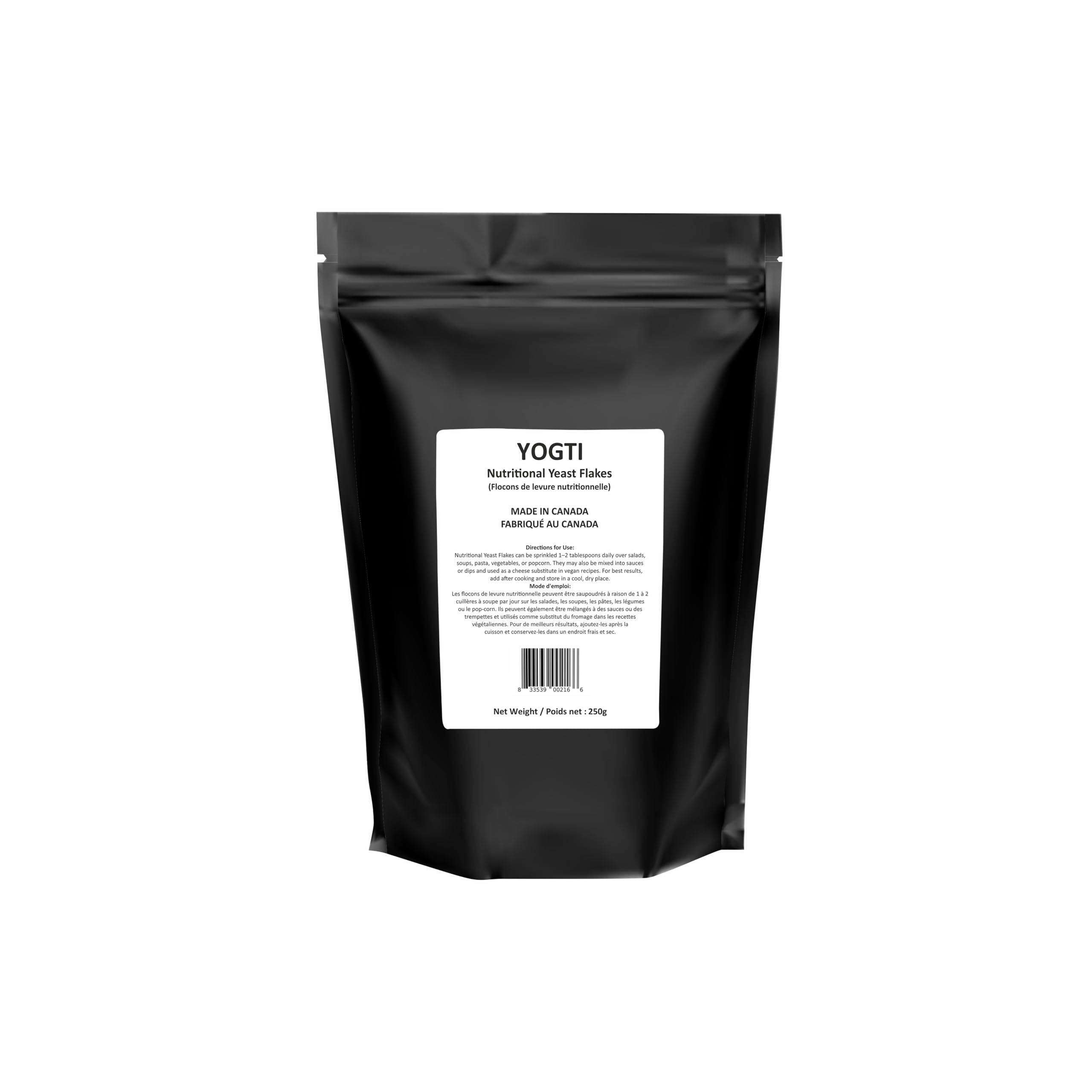 Yogti Nutritional Yeast Flakes 250g | Fortified Vegan Seasoning | Savoury Umami 