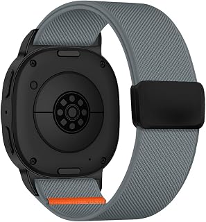 Nylon Elastic Magnetic Bands for Samsung Galaxy Ultra/Galaxy Watch 8 Band 40mm 44mm/8 Classic 46mm Men/Women, Elastic Fabric One Click No Gap Sport Strap