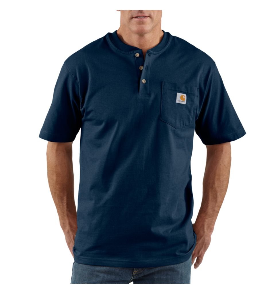 Carhartt Loose Fit Heavyweight Short-Sleeve Pocket Henley T-Shirt Henley T-Shirt