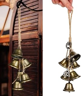 Witch Bells, Witch Guard Door Hanger, Wind Chime for Garden, Patio, Balcony and Home Decoration