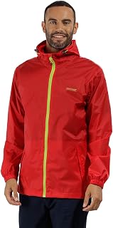 Regatta Pack-it Iii' Men's Lightweight Waterproof Breathable Padded Seams Hooded Jacket with Foldable Hood Jackets Waterproof Shell