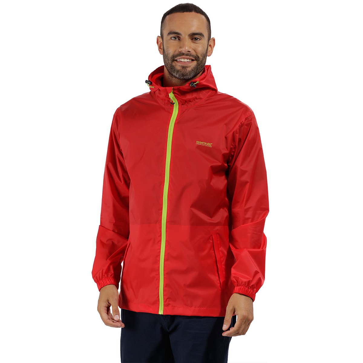 Regatta Pack-it Iii' Men's Lightweight Waterproof Breathable Padded Seams Hooded