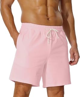 AIMPACT Men's Cotton Workout Shorts 5"/7" Sweat Athletic Gym with Pockets