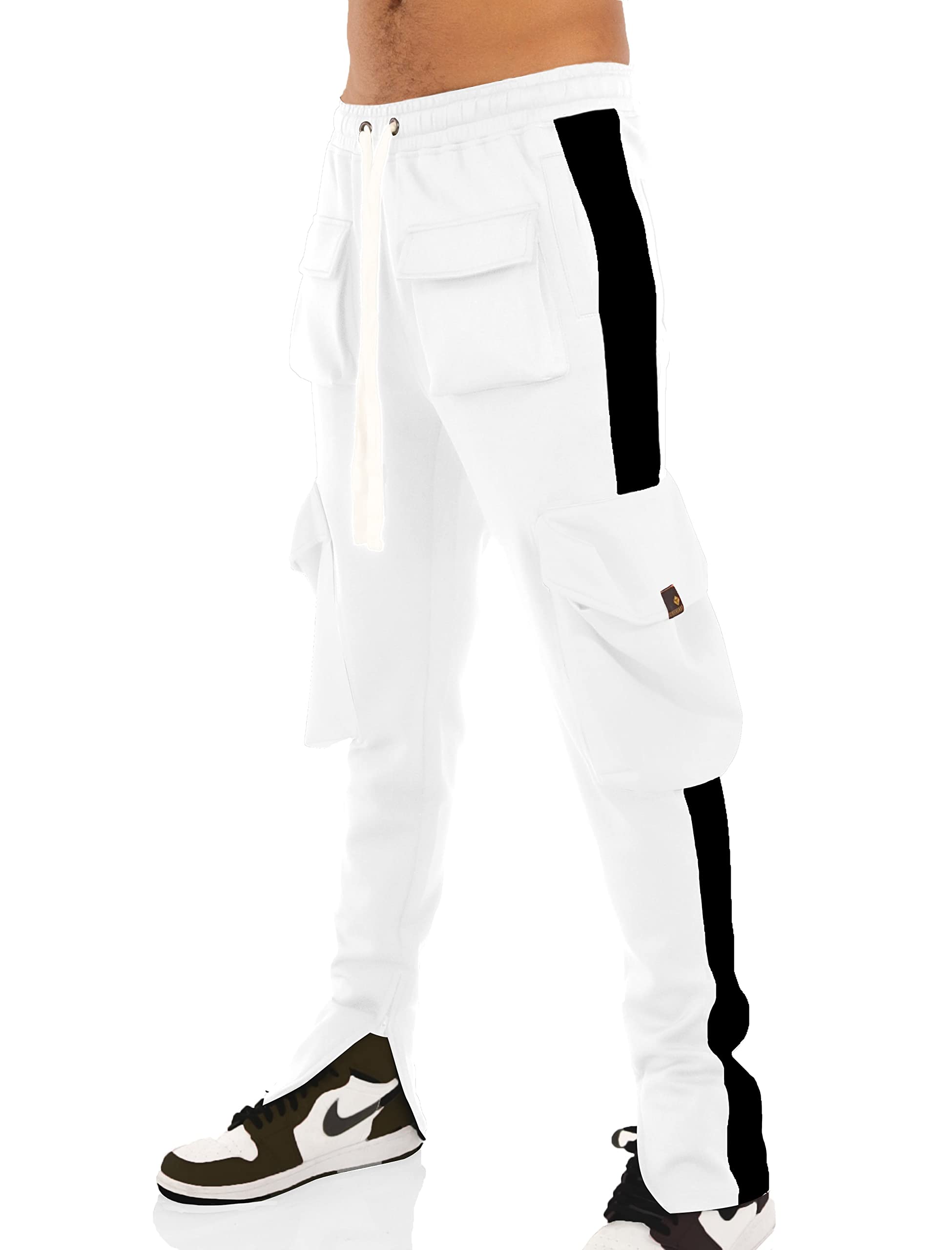 SCREENSHOT-Track Pants Basic Mens Premium Slim Fit Athletic Fitness Fashion Urba