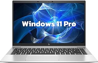 HP EliteBook 840 G8 Business Laptop, 14 inch FHD Notebook, Intel Core i5-1135G7, 16GB RAM, 512GB SSD, QWERTY Keyboard, Windows 11 Pro (Renewed)