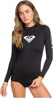 Roxy Women's Standard Long Sleeve Shirt, UPF 50+ Sun Protection, Surfing, Beach Volleyball, Yoga, Quick Dry Swim Shirt