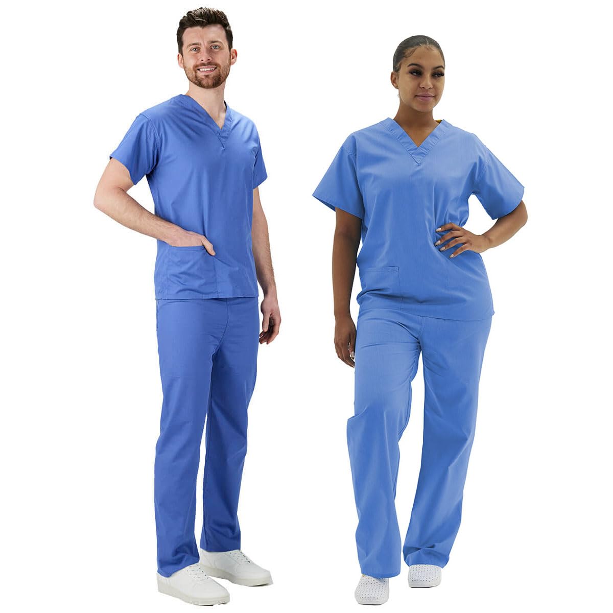 Interweave Healthcare Performance Scrub Set Medical Uniform Unisex Polycotton Re