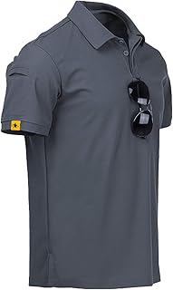 ZITY Mens Polo Shirt Short Sleeve Moisture Wicking Athletic Golf Polos
