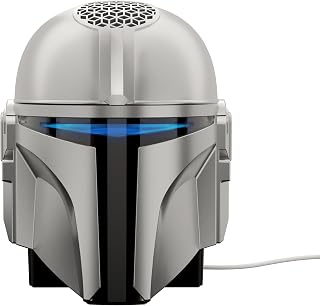 Echo Dot Star Wars Bundle: Includes Echo Dot, Charcoal and The Mandalorian Helmet Stand