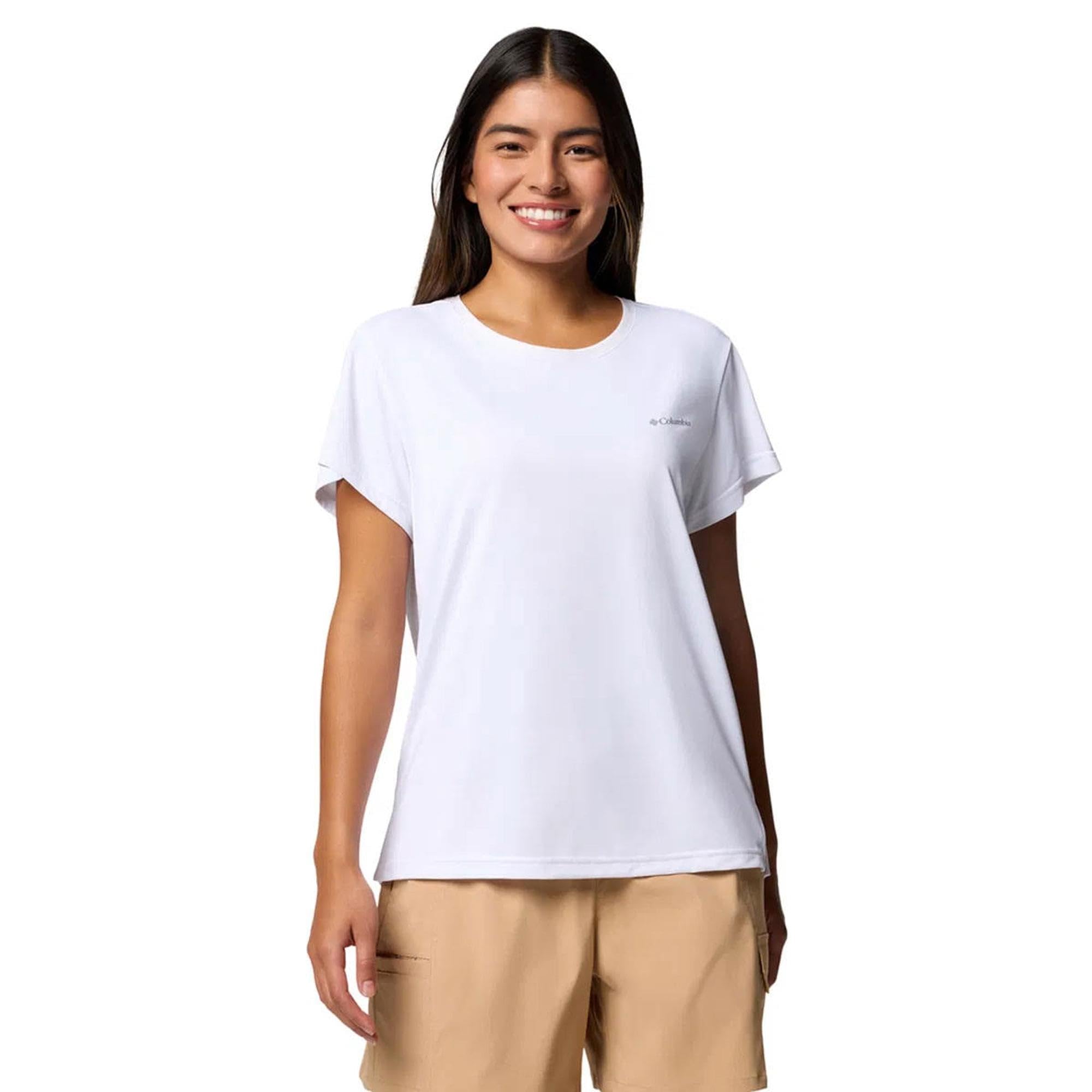 Columbia Bluevista Hill Women's Short Sleeve Crew Bluevista Hill Short Sleeve Cr