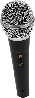FUNNETOYU Microphone for Realistic Simulation Props Microphone Plastic Fake Mic for Interviews Speech