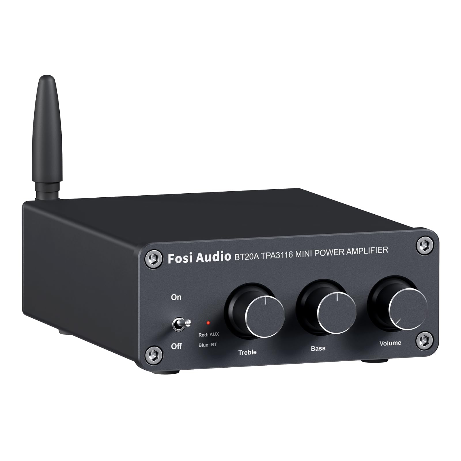 Fosi Audio BT20A Bluetooth Stereo Amplifier, 2 Channel Home Audio Component Ampl