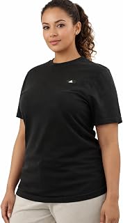 adidas Women's Label Short Sleeve T-Shirt, Black, Large