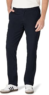 Amazon Essentials Men's Athletic Fit Washed Comfortable Stretch Chino Pant