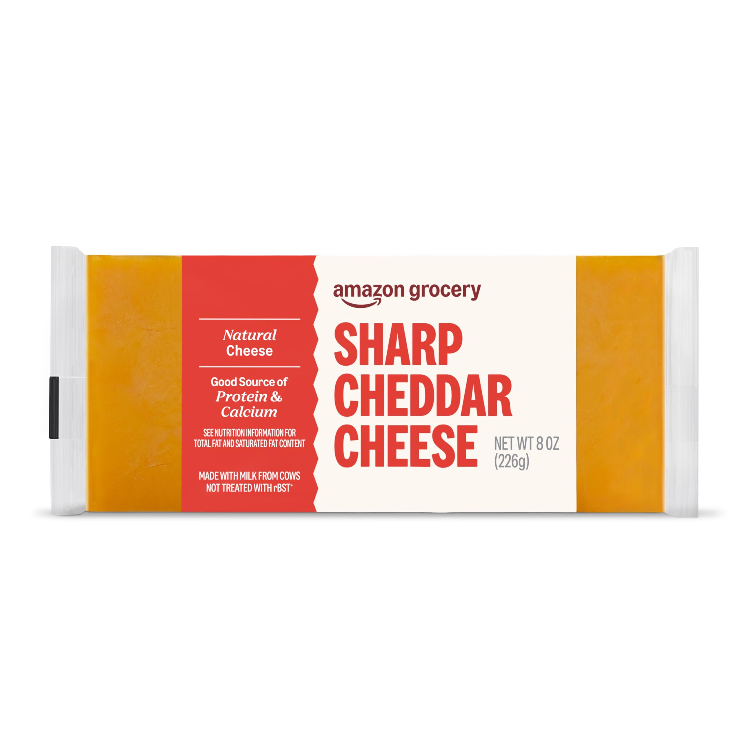 Amazon Grocery, Sharp Cheddar Cheese, 8 Oz