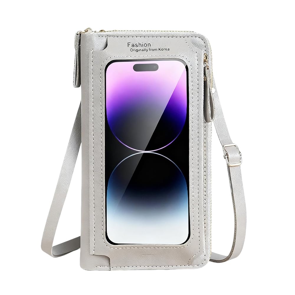 Women's Touch Screen Cross Body Phone Wallet Small Travel Cellphone Purse Trendy