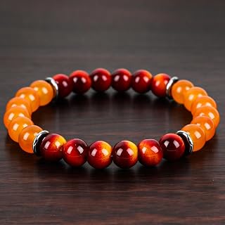 Mens Bracelet Matte Black Solid Onyx Handmade Zodiac Beaded Bracelets Natural Stone Bracelet Personalized Gifts for Men