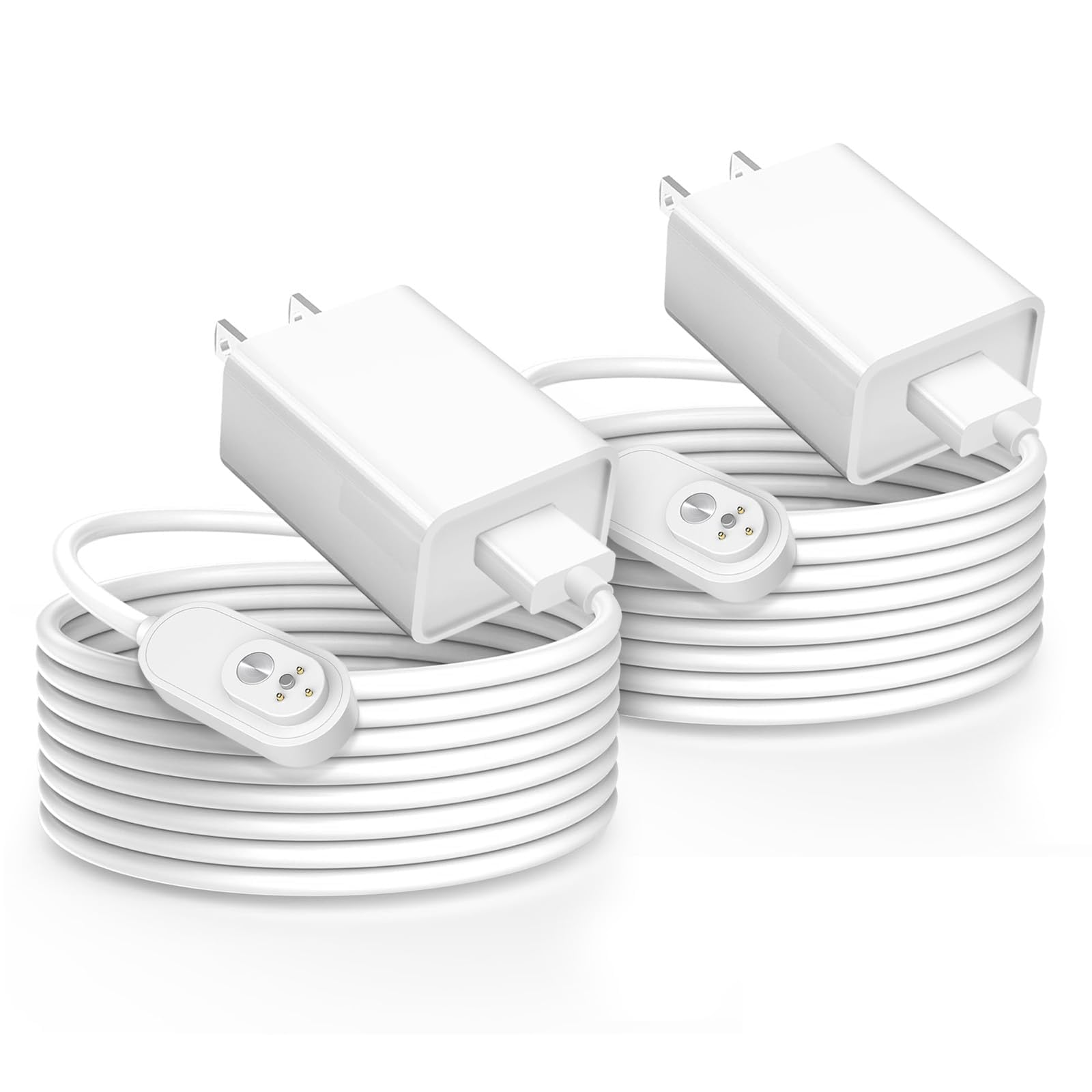 Arlo Camera Charger 10FT 2 Pack Compatible with Ar lo Pro 5S 2K, Pro 4, Pro 3, U
